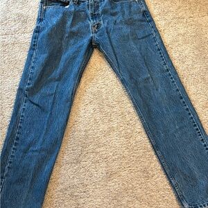 Levi's Men's 505 Straight Blue Jeans 35 x 32